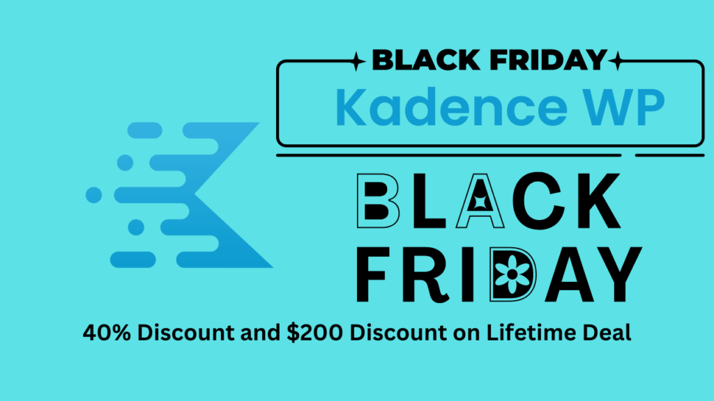 Kadence WP Black Friday Sale