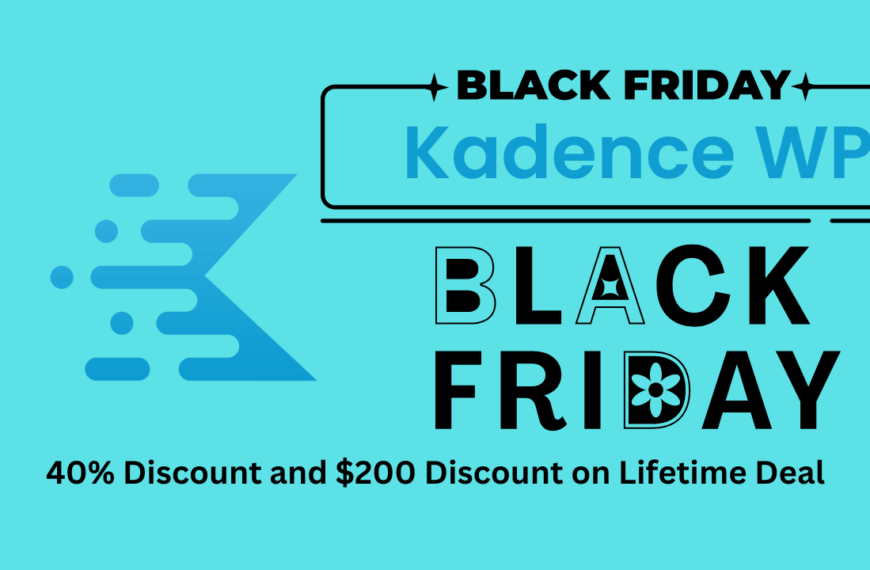 Kadence WP Black Friday Sale