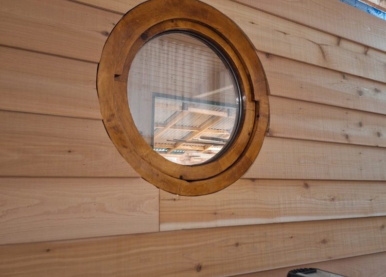 Wooden Round Window