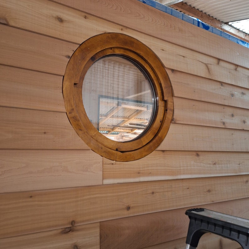 Wooden Round Window